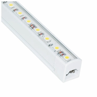 Jesco Lighting S401-12/60 LED Cove Display Light Strip, 6000K, 12in Length, Aluminum, White Finish