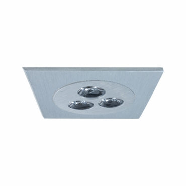 Jesco Lighting Adjustable LED Slim Disk Light, Brushed Aluminum Finish, Model PK712LED3840BA