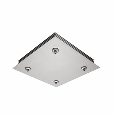 Jesco Lighting Ceiling Mono & Multi Points Fixture, Model QAC-4S, Satin Nickel Finish
