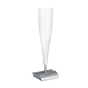 Jesco Lighting TL501M Table Lamp, 1-Light, Satin Nickel, Metal, 60W, Medium