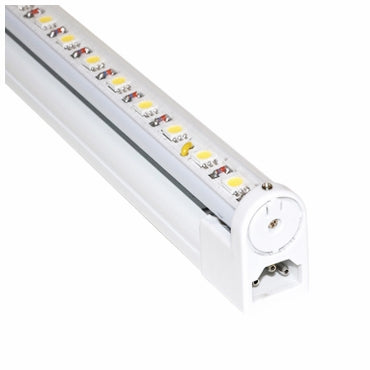 Jesco Lighting S201-24/60 LED Cove Display Light Strip, 24in Length, 6000K Color, White Finish