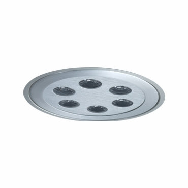 Jesco Lighting Six Light Adjustable LED Slim Disk, Brushed Aluminum, Model PK715LED3865BA
