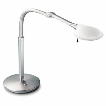 Jesco Lighting TL633 Table Lamp, 1-Light, Satin Nickel, Metal, 50W