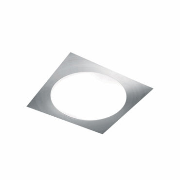 Jesco Lighting Carre Ceiling and Wall Mount Light, Medium Size, Satin Nickel, Model CTC607M, Metal Material