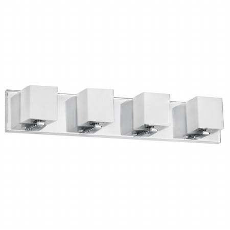 Dainolite 4LT Vanity Fixture, Chrome, Metal, Model V1230-4W-PC