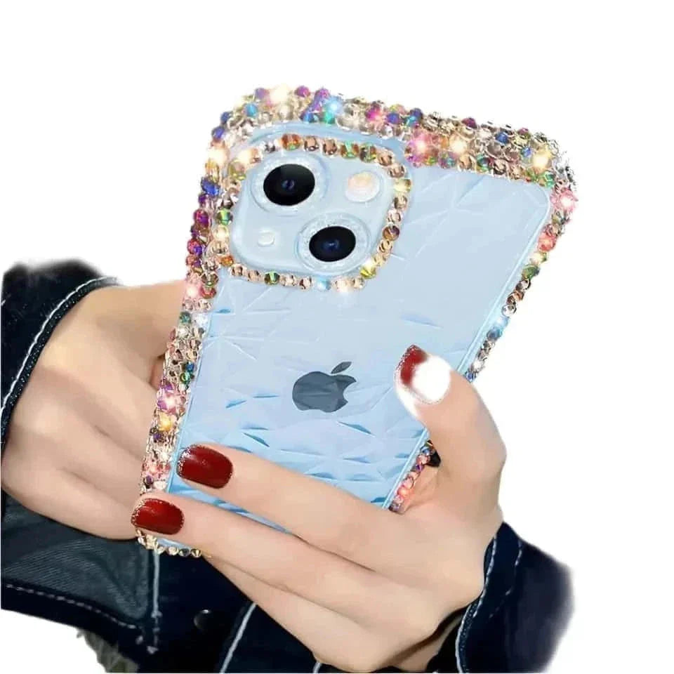 luxury smartphone case For Luxury Glitter Bling Diamond Smartphone Protective Casing Phonecase Shockproof Devices