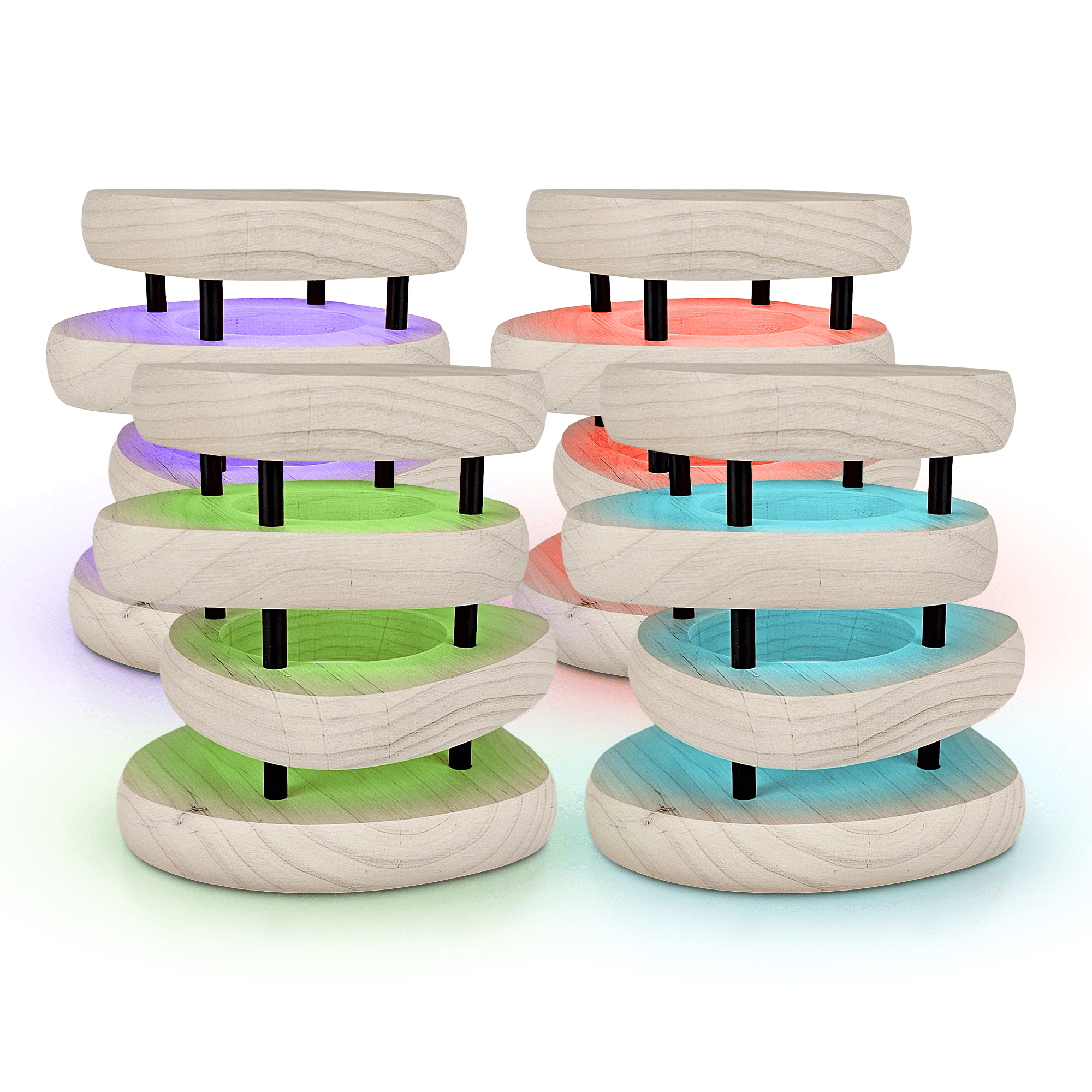 Mid-Century Design Friendship Lamp – Retro Wi-Fi Touch Lamp | Stay Connected Through Time & Distance