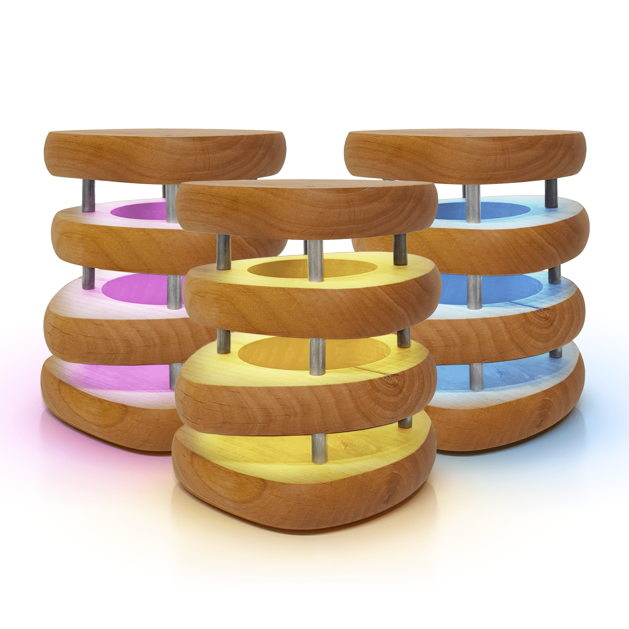 Mid-Century Design Friendship Lamp – Retro Wi-Fi Touch Lamp | Stay Connected Through Time & Distance