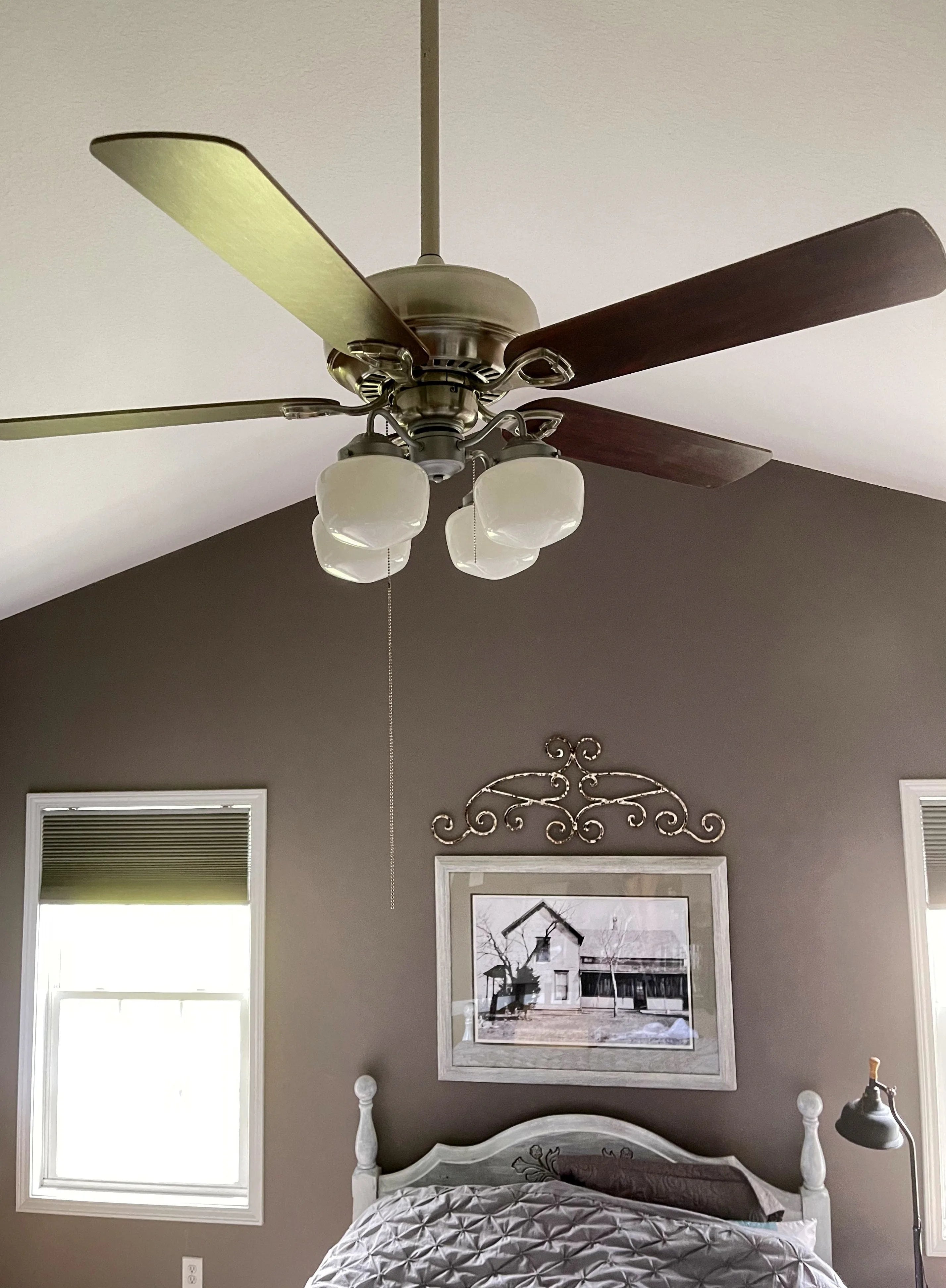 Schoolhouse Milk Glass Ceiling Fan LIGHT KIT
