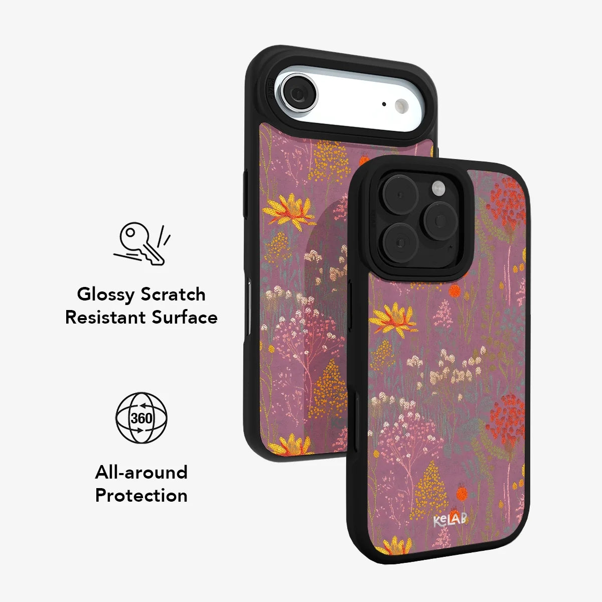 Wildflower Tapestry | Dusty Pink Floral iPhone Case