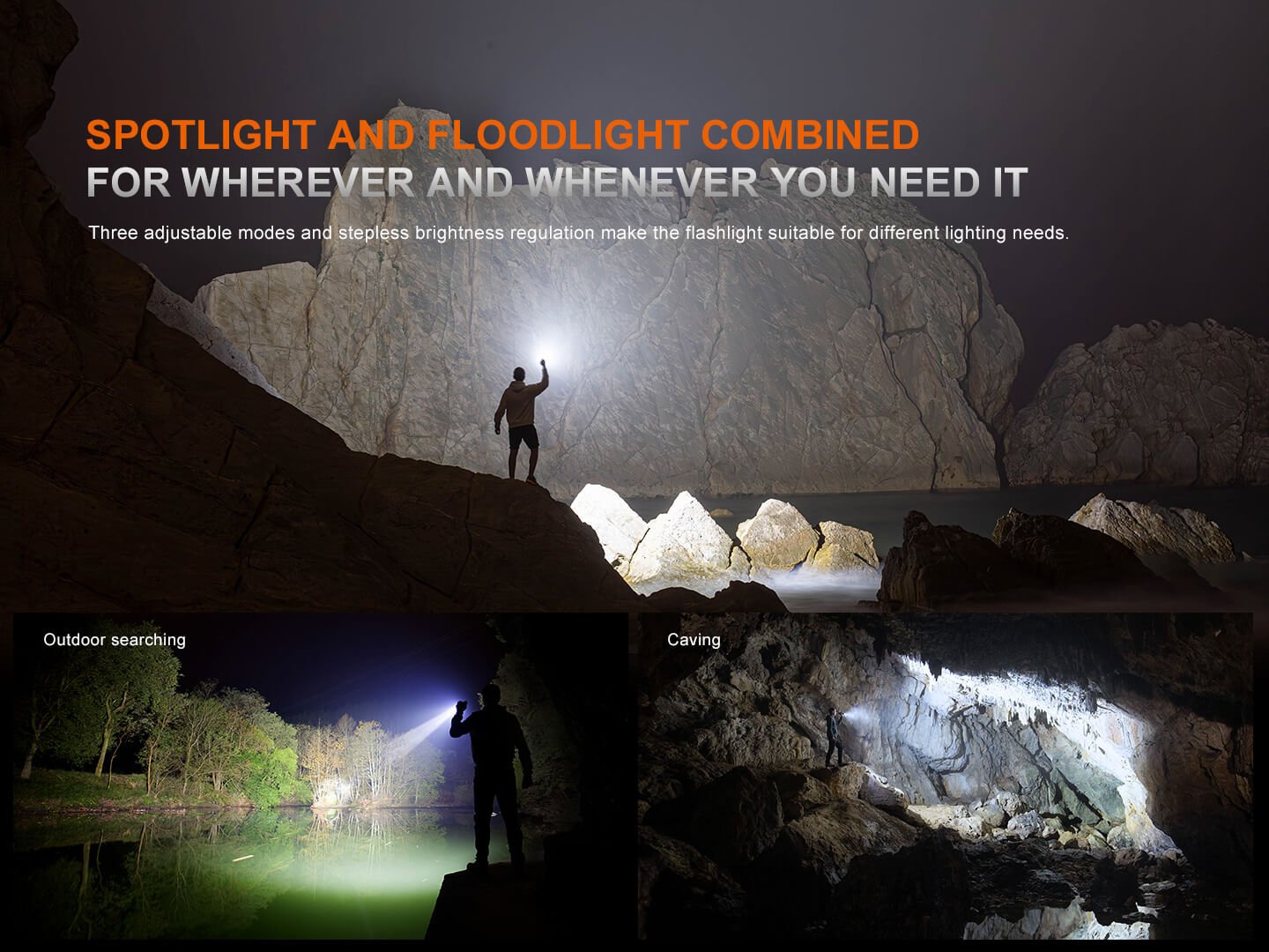 Fenix LR35R PRO Rechargeable Palm-Sized Searchlight