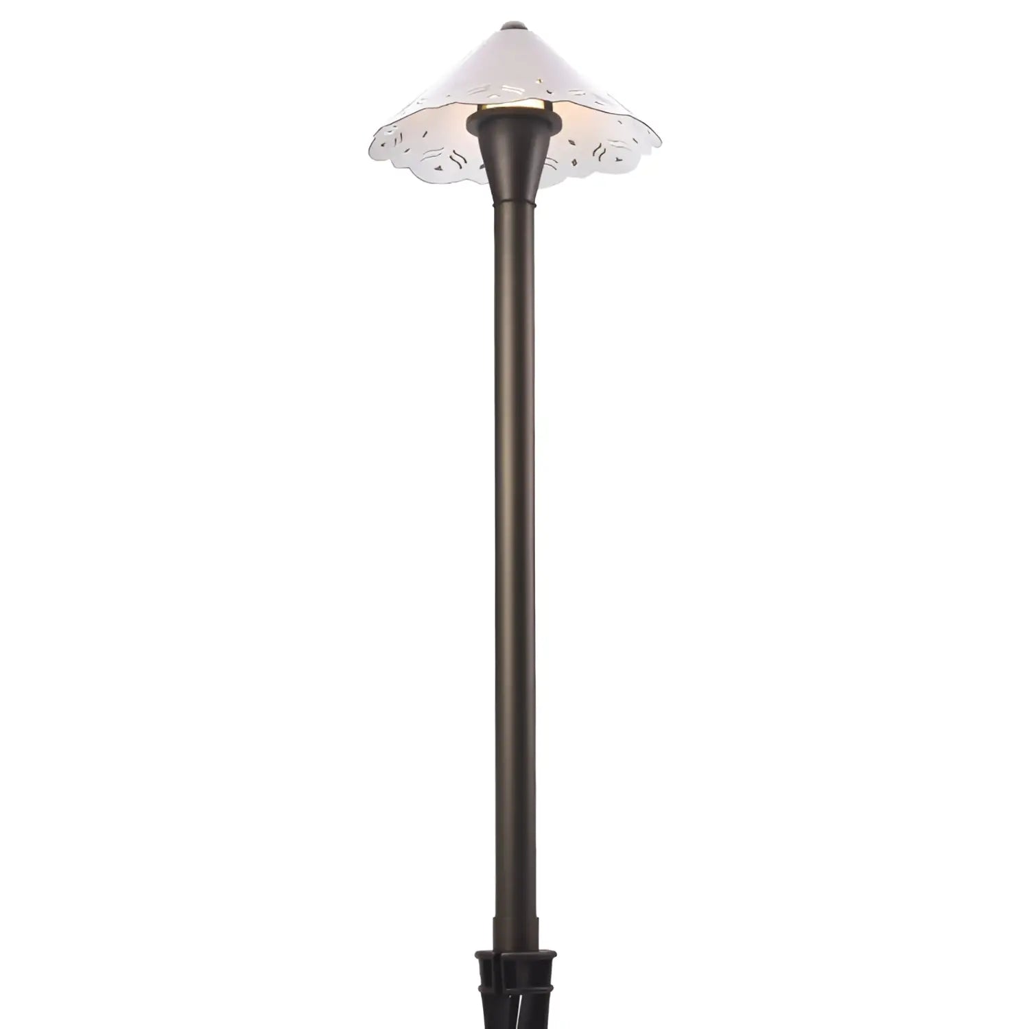 Outdoor Landscape Light with Hollowed Out Design, G4 Socket and 72" Wire
