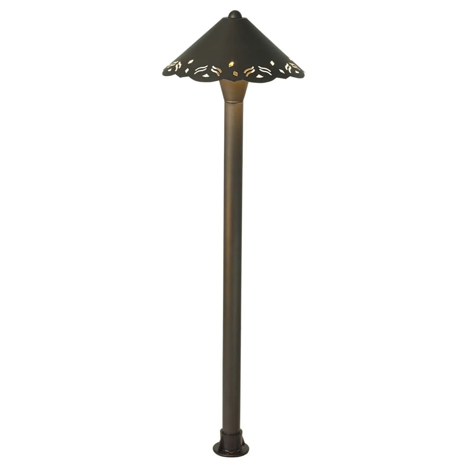 Outdoor Landscape Light with Hollowed Out Design, G4 Socket and 72" Wire