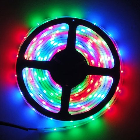 Perfect Holiday RGB LED Strip Lights - Model SLW60-50RGB, Color: RGB (Red, Green, Blue)