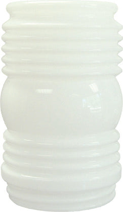 Polymer Products 3201-50530 cylinder 55 in White Acrylic Jelly Jar Replacement globe- Pack Of 6