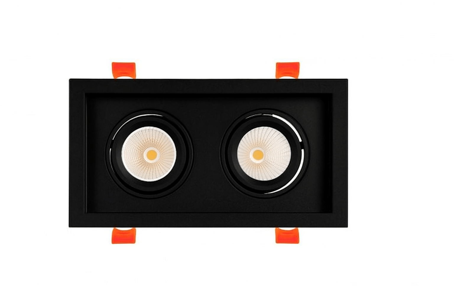 RAYHIL RAD2H 24W Dual Head LED Recessed Downlight  38° Selectable CCT