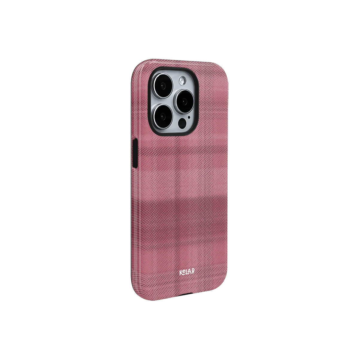 Rosé | Pink Flannel Minimalist Phone Case