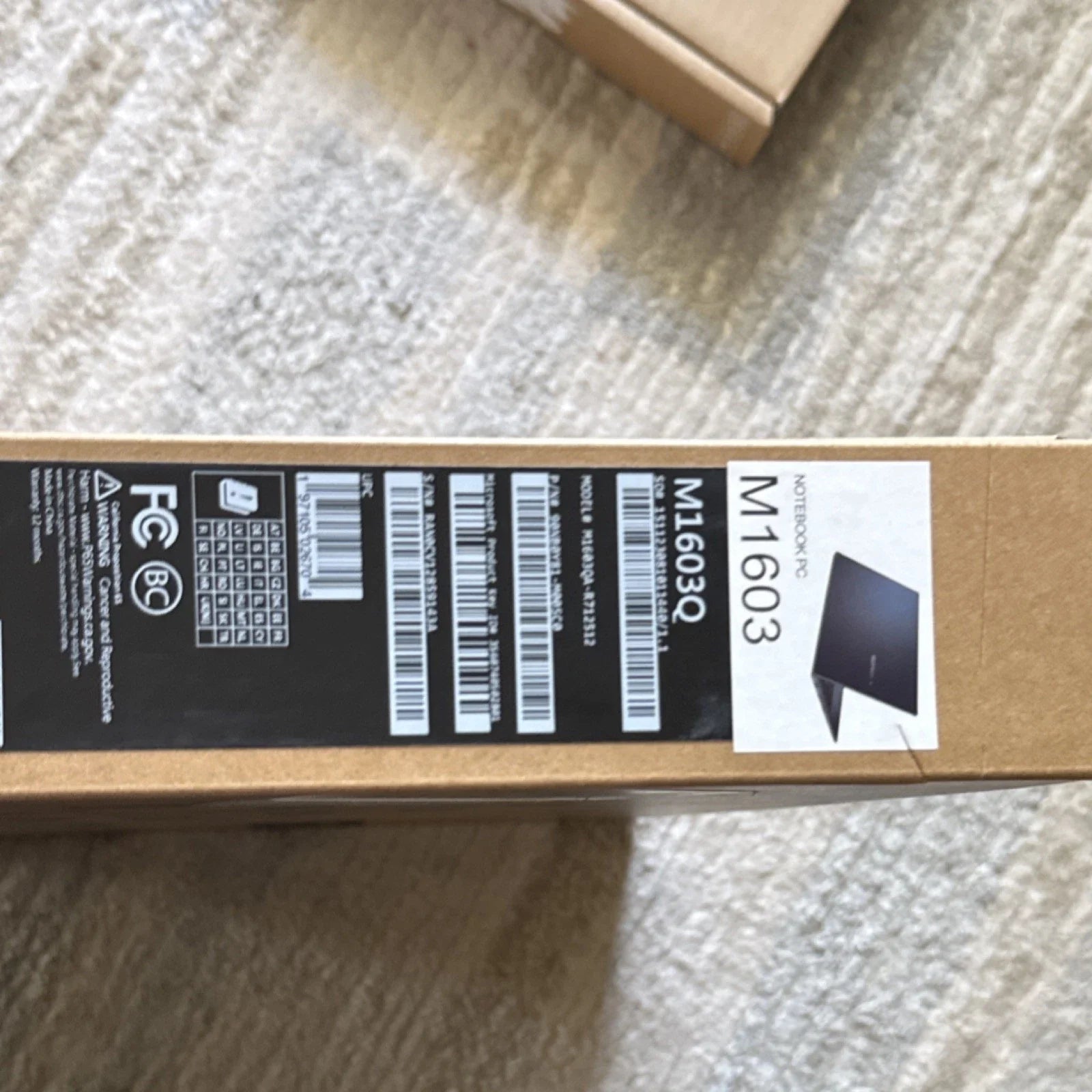 ASUS VivoBook M1603QA 16" Laptop – AMD Ryzen 7 5800HS, 12GB RAM, 512GB SSD, Windows 11