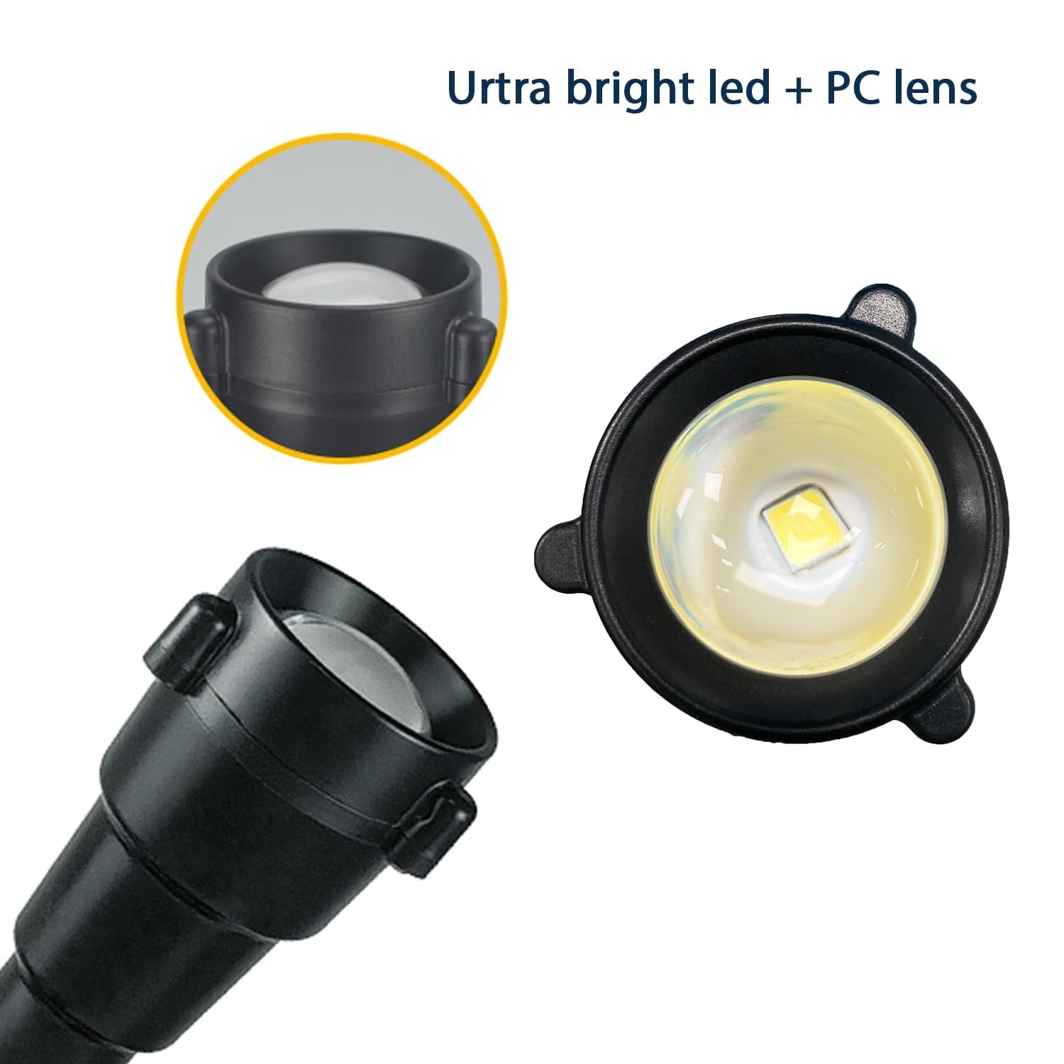 Solar Flag Pole Light, Flagpole Light Solar Powered, Super Bright PC Crystal LED Spotlight, Adjustable Bracket & Metal Clamp Fits 1-1.5" Flagpole