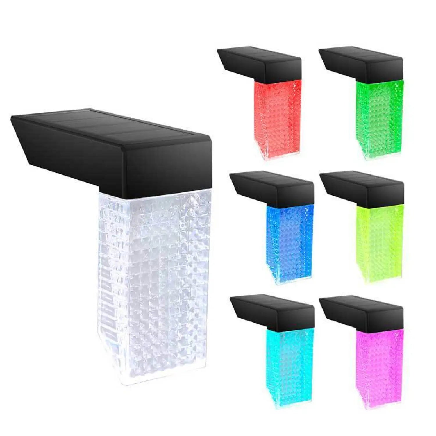 Solar Path Lights with LED & Waterproof for Stairs, Deck, Fence & Garden