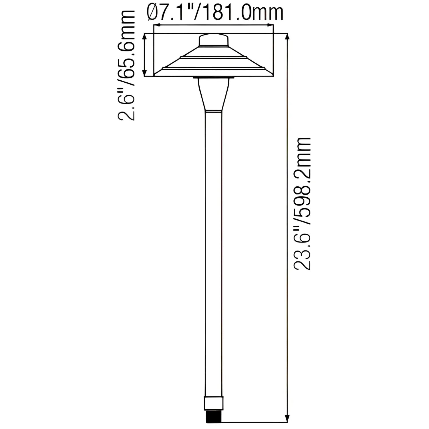 Standard Aluminum G4 Pathway Light for Stylish & Outdoor Illumination