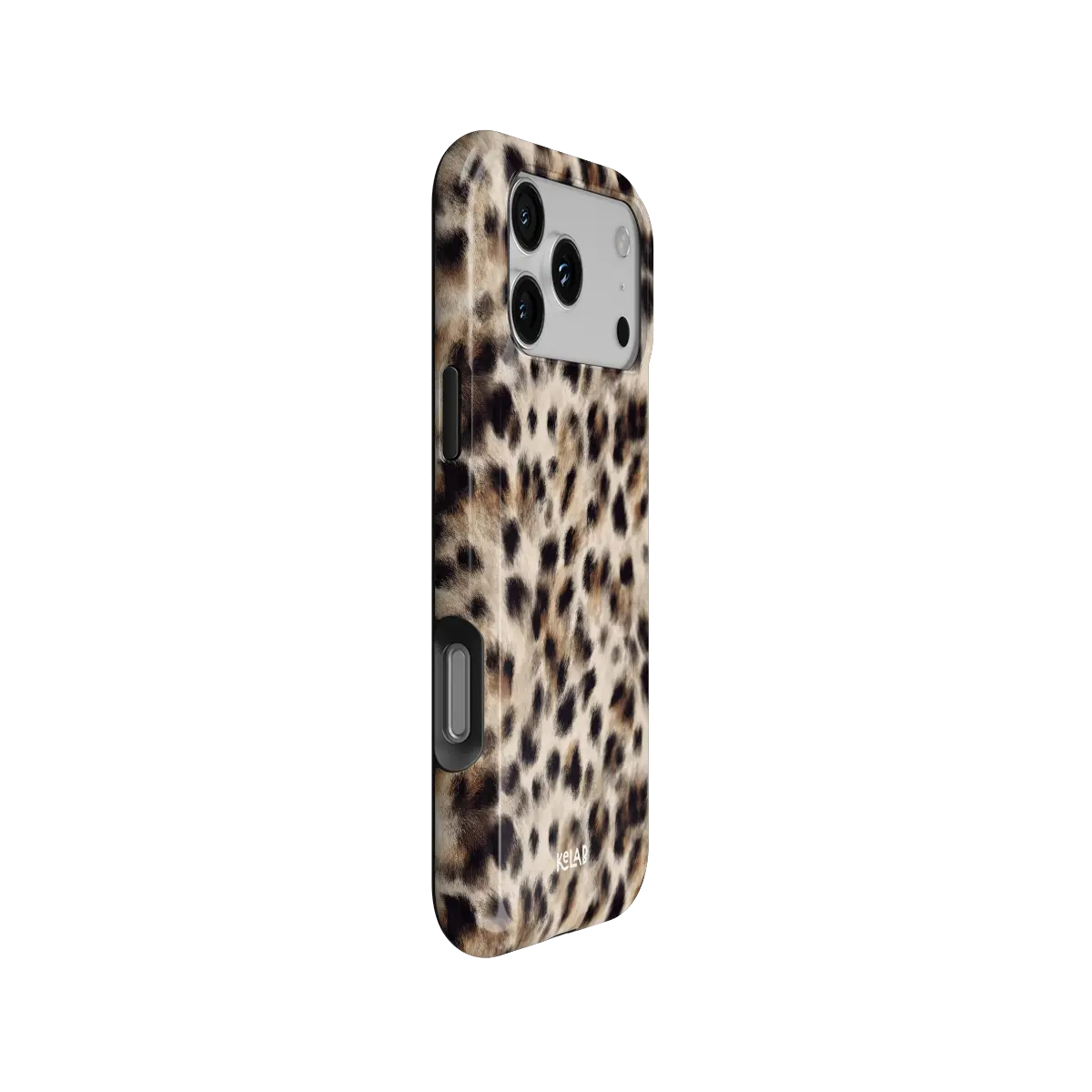 Arctic Aristocrat | Beige Cheetah Print iPhone Case