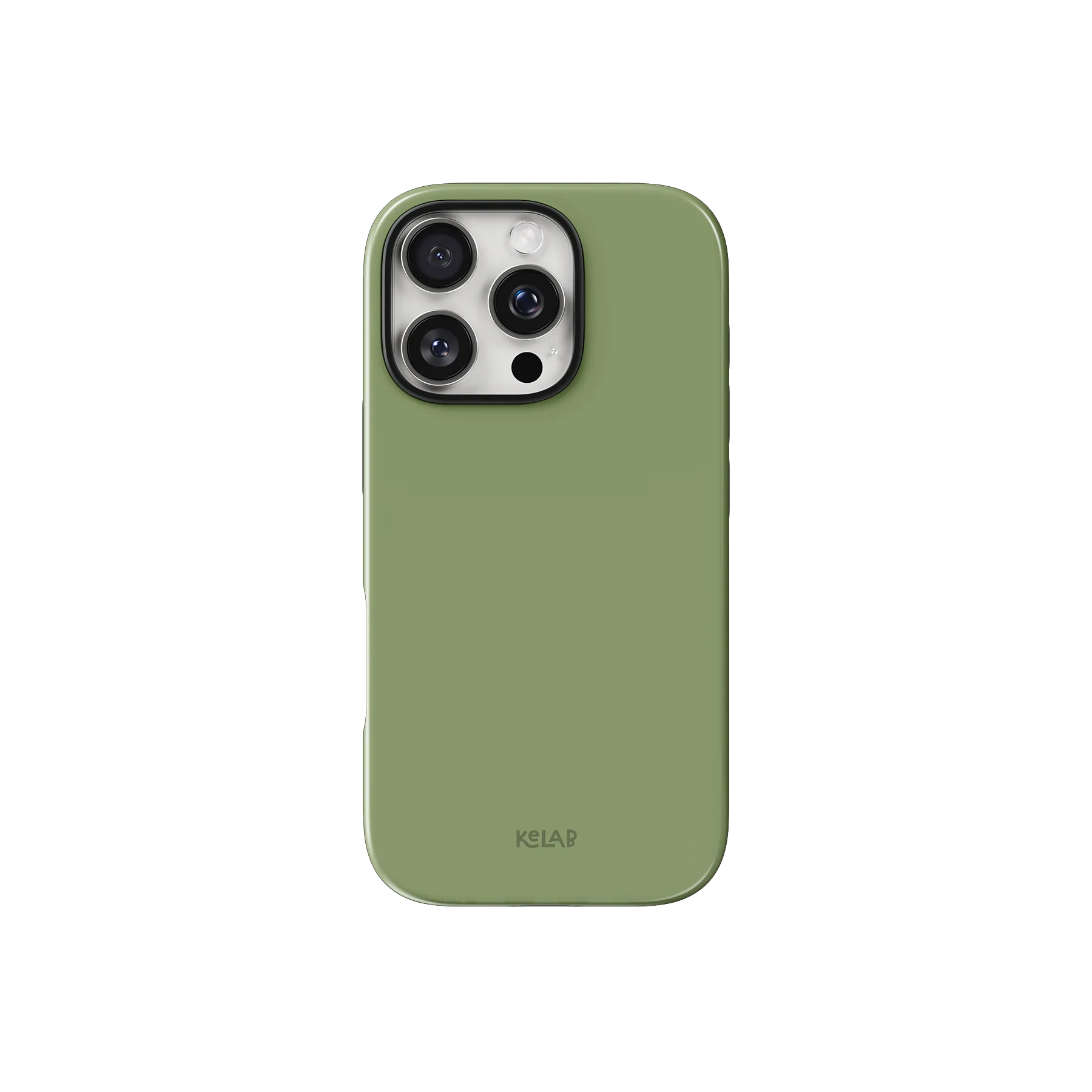 Matcha Bark | Solid Green Phone Case