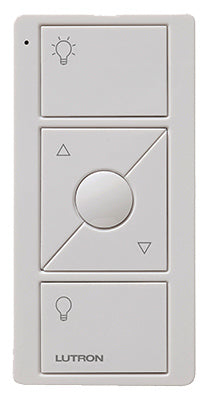 Lutron Caseta Pico Remote for Smart Lighting, 3-Way, White, Model PJ2-3BRL-WH-L01R, Works with Alexa, Apple HomeKit, Google Home