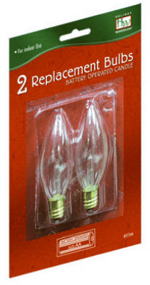 Noma/Inliten T-16-88 2 Candle Replacement Bulbs Battery Operated
