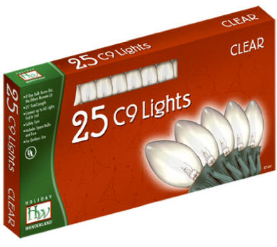Noma/Inliten-Import 925C-88 Hw 25 Light C9 Clear Light Set