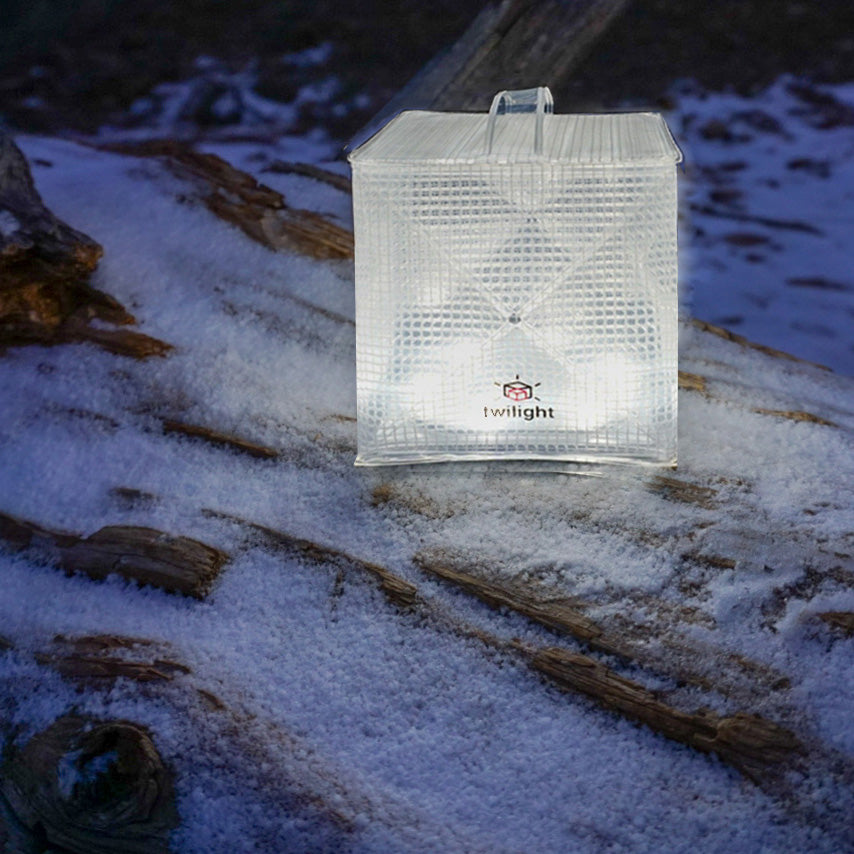 Twilight Mini Solar Lantern – Waterproof Camping & Emergency Light with Red SOS Mode