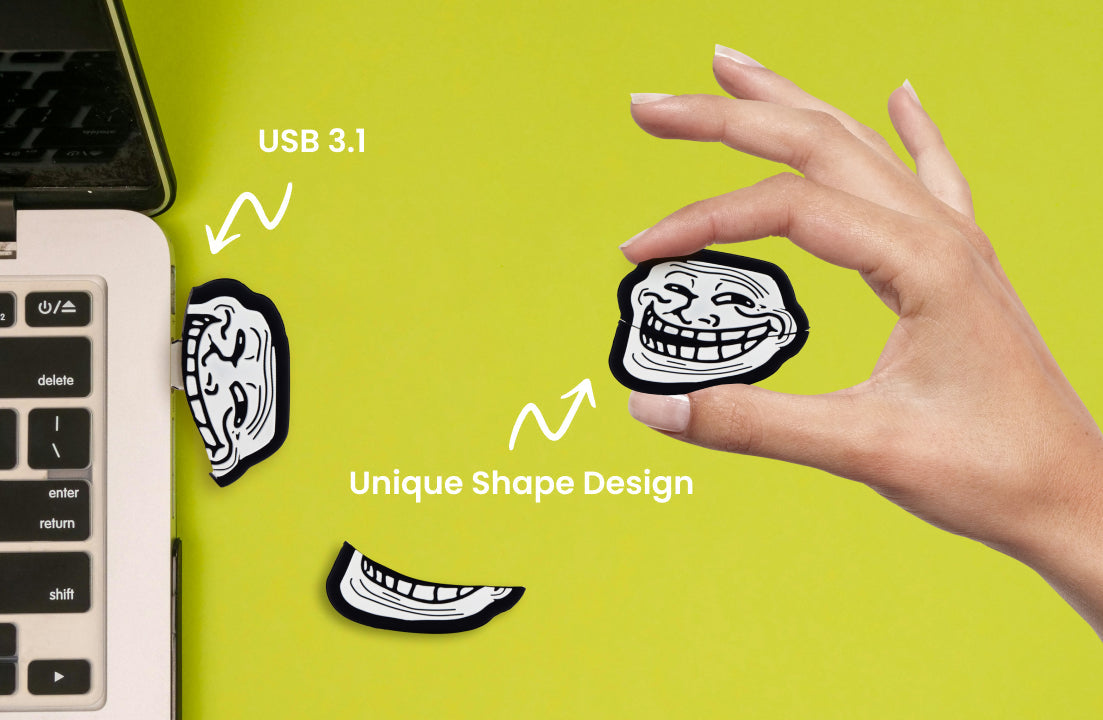 Troll Face USB 2.0 Flash Drive