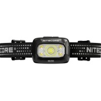 Nitecore Nu32 550 Lumen Led Rechargeable Headlamp With White And Red Beams With Lumentac Adapter