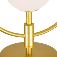 1 Light Lamp With Medallion Gold Finish