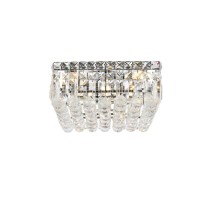 Elegant Lighting 2032F14C-Rc 14 L X 14 W X 55 H In Maxim Collection Flush Mount - Royal Cut- Chrome Finish