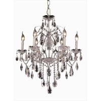 Elegant Lighting 2016D24C-Rc 24 D X 21 In St Francis Collection Hanging Fixture - Royal Cut Chrome