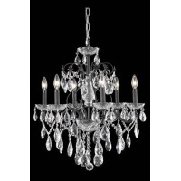 Elegant Lighting 2016D24Db-Rc 24 D X 21 In St Francis Collection Hanging Fixture - Royal Cut Dark Bronze