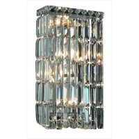 Elegant Lighting 2032W8C-Rc 8 W X 16 H In Maxim Collection Wall Sconce - Royal Cut- Chrome Finish