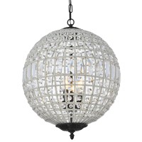 Elegant Lighting 1205D18Db-Rc 18 Dia X 255 H In Olivia Pendant Lamp - Dark Bronze- Royal Cut Crystal Clear