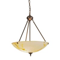 Meyda 149071 20 In Corinth White Marble Inverted Pendant White Marble