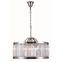 Elegant Lighting 1233D28Pn-Rc 155 X 28 In Chelsea 8 Light Polished Nickel Chandelier