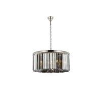 Elegant Lighting 1238D31Pn-Ss-Rc 135 X 315 In Sydney 8 Light Polished Nickel Chandelier