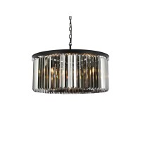 Elegant Lighting 1238D31Mb-Ss-Rc 135 X 315 In Sydney 8 Light Matte Black Chandelier