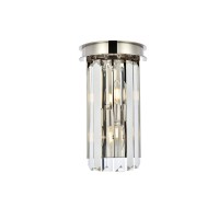 Urban Classic 1238W8Pn-Rc Sydney 2 Light Wall Sconce Royal Cut Crystals - Polished Nickel