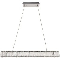 Elegant Lighting 3503D31C Monroe Integrated Led Chip Light Chrome Chandelier