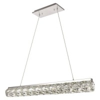 Elegant Lighting 3501D36C Valetta Integrated Led Chip Light Chrome Chandelier