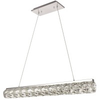 Elegant Lighting 3501D36C Valetta Integrated Led Chip Light Chrome Chandelier