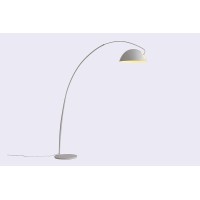 Whiteline Modern Lighting Calvin Floor Lamp White