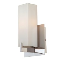 Moderno 8.3'' High 1-Light Sconce - Satin Nickel