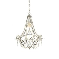 Castile Mini Chandelier, 1-40W Standard Bulb, 22